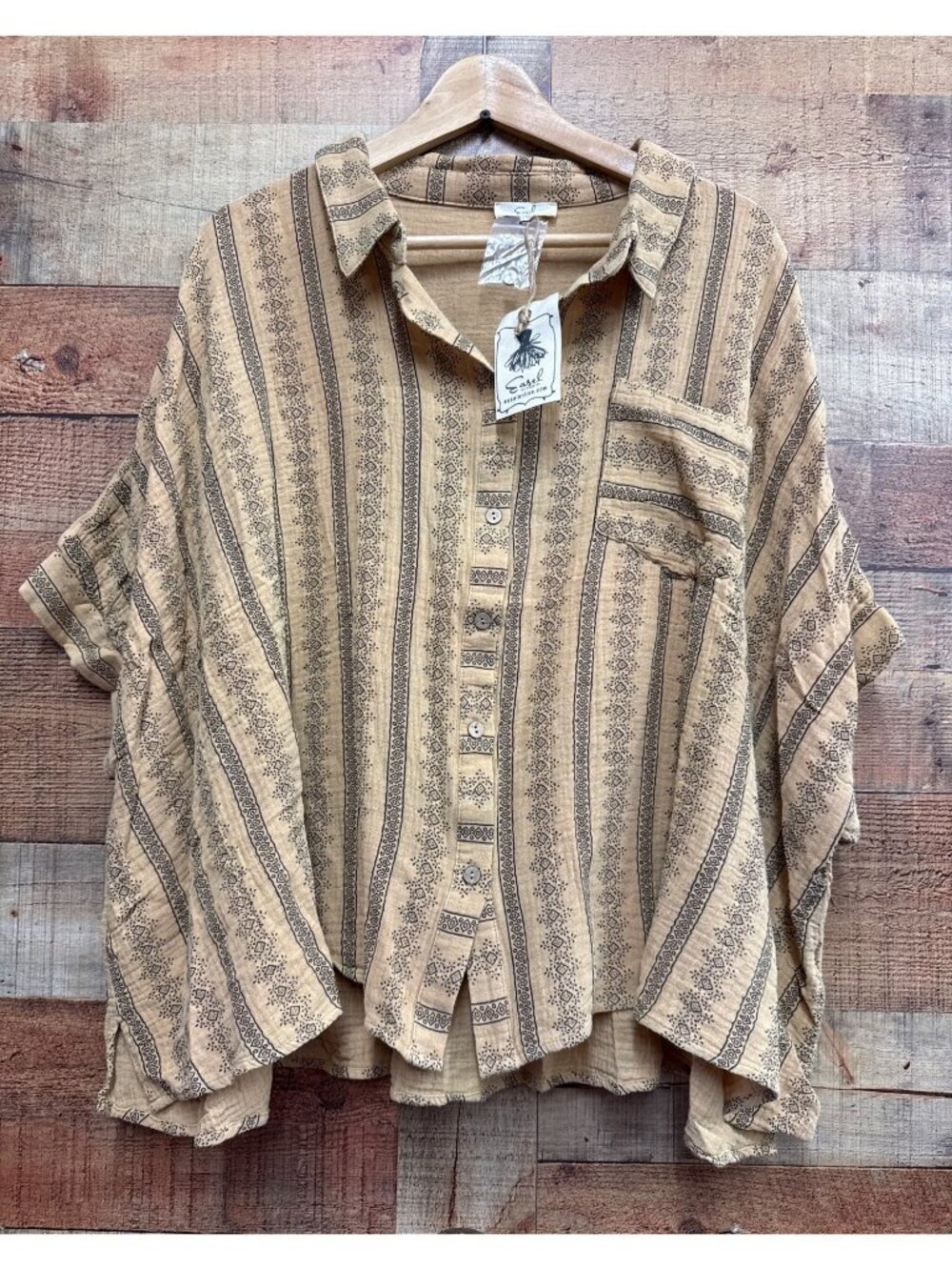 Easel Vintage Inspired Shirt 2X Relaxed Fit